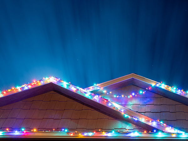 christmas lights for roofline