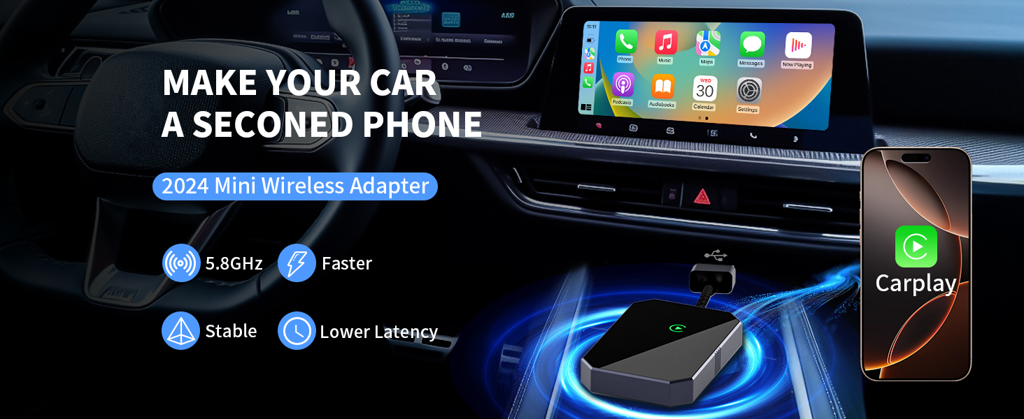 Carplay wireless adapter