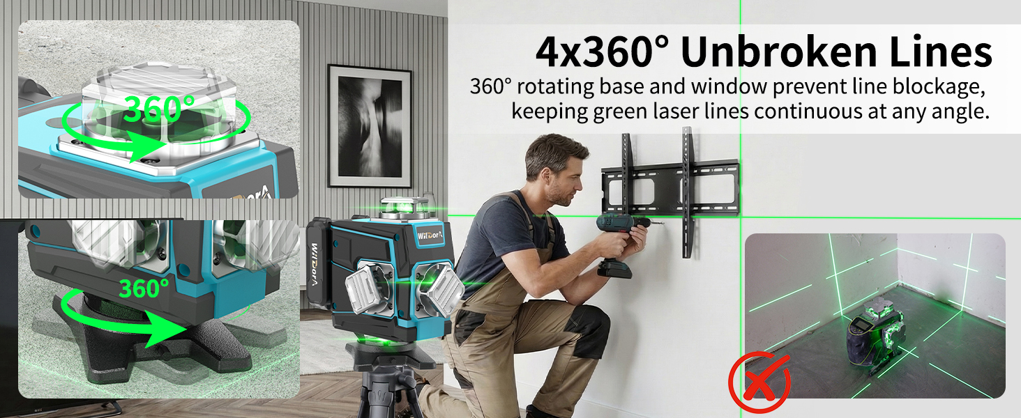 laser level with remote control