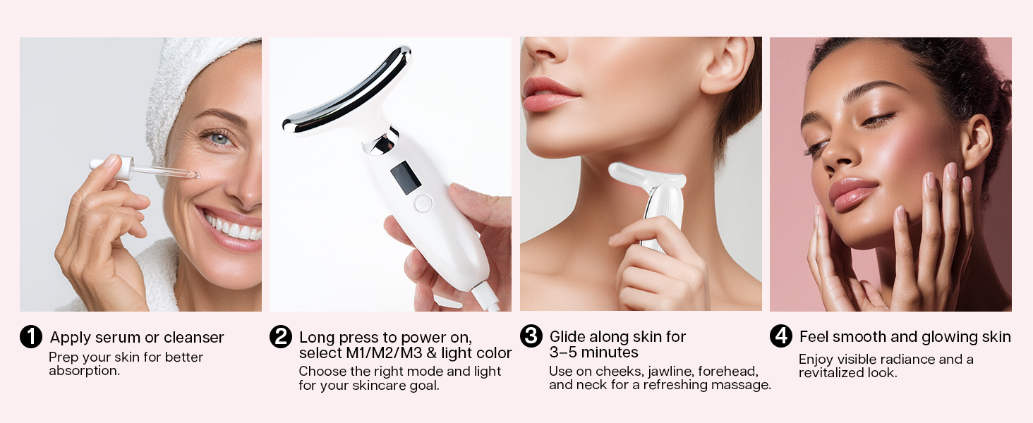 lilac face massager