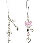 HOLAOCT Pendant Phone Charms Aesthetic Cell Phone Charm Strap Y2K Accessories for Bag Keychain