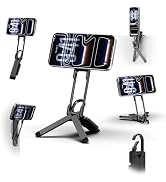 COMAN DP58 Magnetic Phone Tripod, Aluminum MagSafe Tripod Stand with Carabiner, Mini Portable Tra...