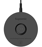 Supsonic Universal Charging Coaster, Wireless Charging for Use with Supsonic Heated Coffee Mug, B...