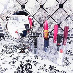 Acrylic Cosmetics Brushes Storage Solution, Jewelry Storage Case Display, showroom organizer