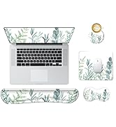 DINKY Keyboard Wrist Rest Pad, 4 in 5 Mouse Pads with Wrist Support Set Ergonomic, Memory Foam Mo...