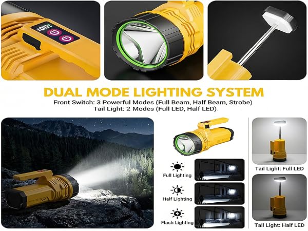 camping light modes