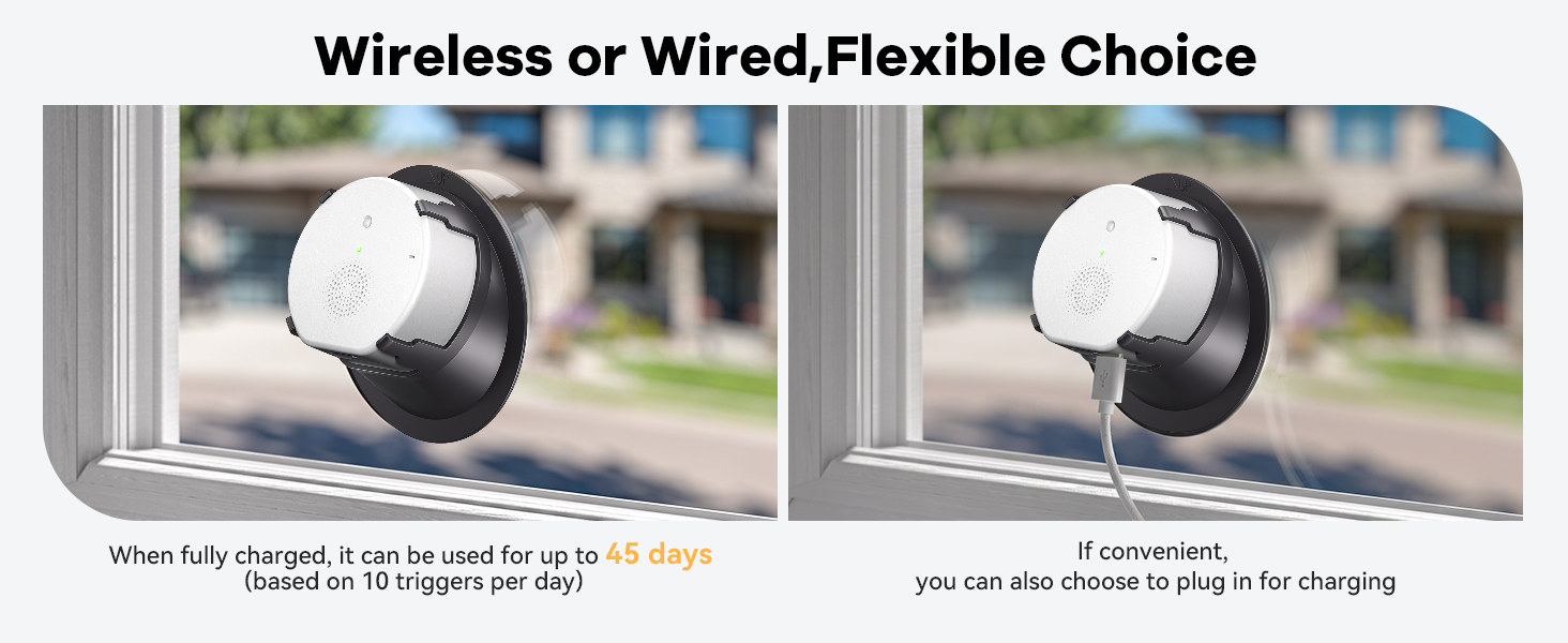 It can be placed flat or tilted with a bracket