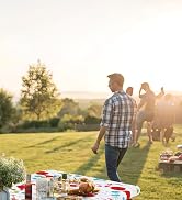 misaya Picnic Table Cover with Bench Cover, Waterproof Elastic Fitted Tablecloth for 6 Foot Table...