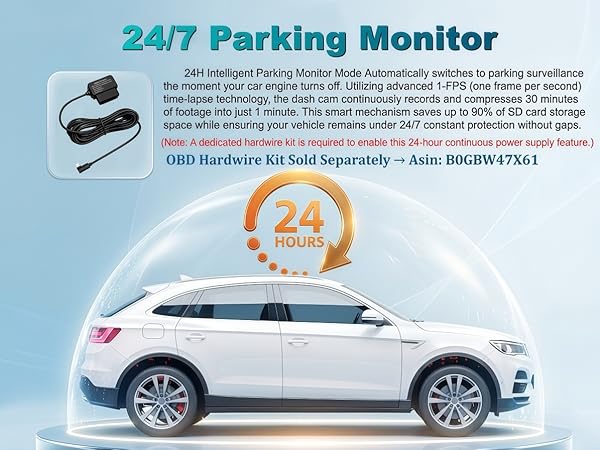 Dash Camera With Parking Monitor