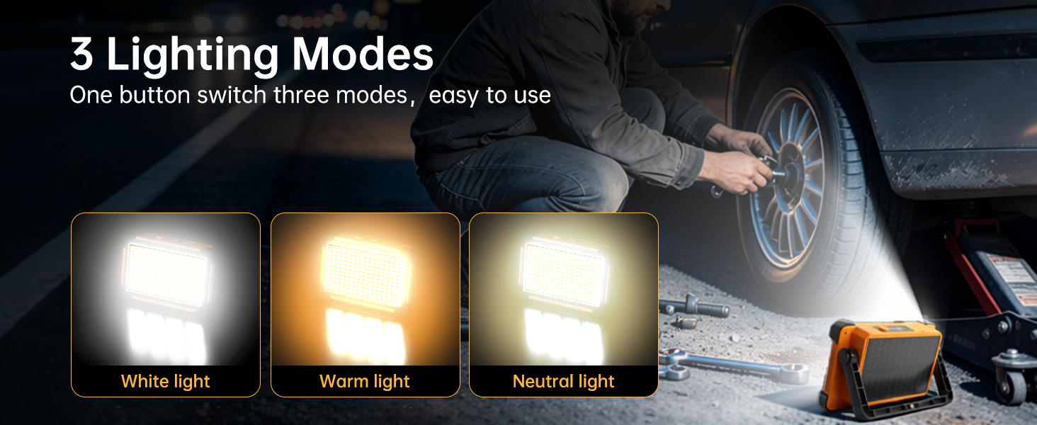 three modes work light