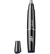 Floranurture Ear and Nose Hair Trimmer Professional Painless Eyebrow Trimmer for Men and Women Ba...