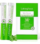 Mouthwash, 30 Packets Travel Mouth Wash for Adults, Travel Size Mouthwash Alcohol Free, Mini Mout...