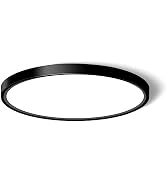 CHARYJOD LED Flush Mount Ceiling Light Fixture, 12Inch 24W Led Ceiling Light 5000K 2300LM Ultra T...