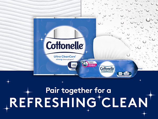 Cottonelle Flushable wipes