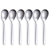 FULLYWARE Demitasse Espresso Spoons, Stainless Steel Satin Finish Coffee Spoons, Mini Teaspoons, ...