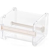 Transparent Visible Washi Packaging Tape Dispenser Tape Holder Organizer Desktop Office Tape Hold...