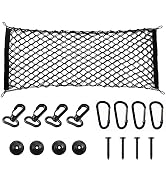 MOODKEY Truck Bed Cargo Net - Nylon Universal Heavy Duty Storage Mesh Pouch Organizer (51x18 Inch)
