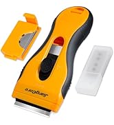 Razor Blade Scraper with 16 Extra SK5 Blades - Paint Sticker Glue Remover for Glass Windows Tiles...