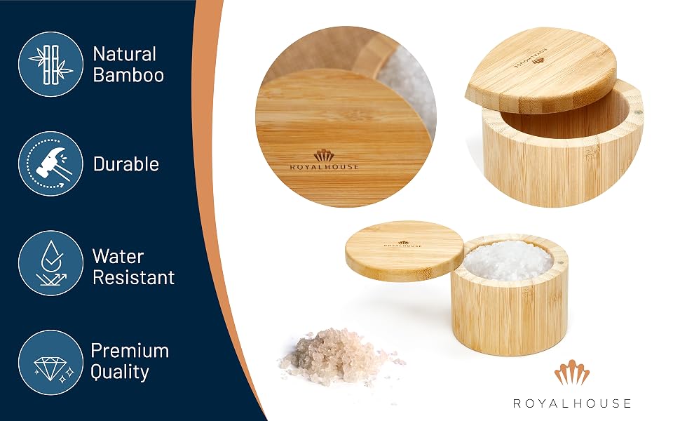 Bamboo Salt Holder