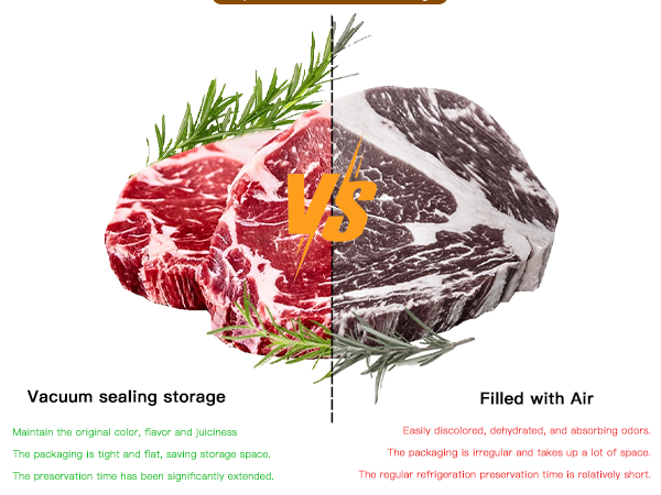 Vacuum sealing storage