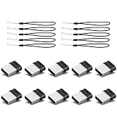 K&ZZ 16GB Mini Flash Drive 10 Pack 16G Small USB Drive with Lanyard Low Profile USB 2.0 Flash Dri...