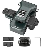 groword 3-in-1 One-Step Fiber Cleaver High Precision Cutting Knife,72000 Cleaves Capacity,24 Posi...