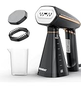 IRONDAY Travel Steamer for Clothes,25s Fast Heat-up,2 Steam Levels,1200W Garment Steamer,350ml De...
