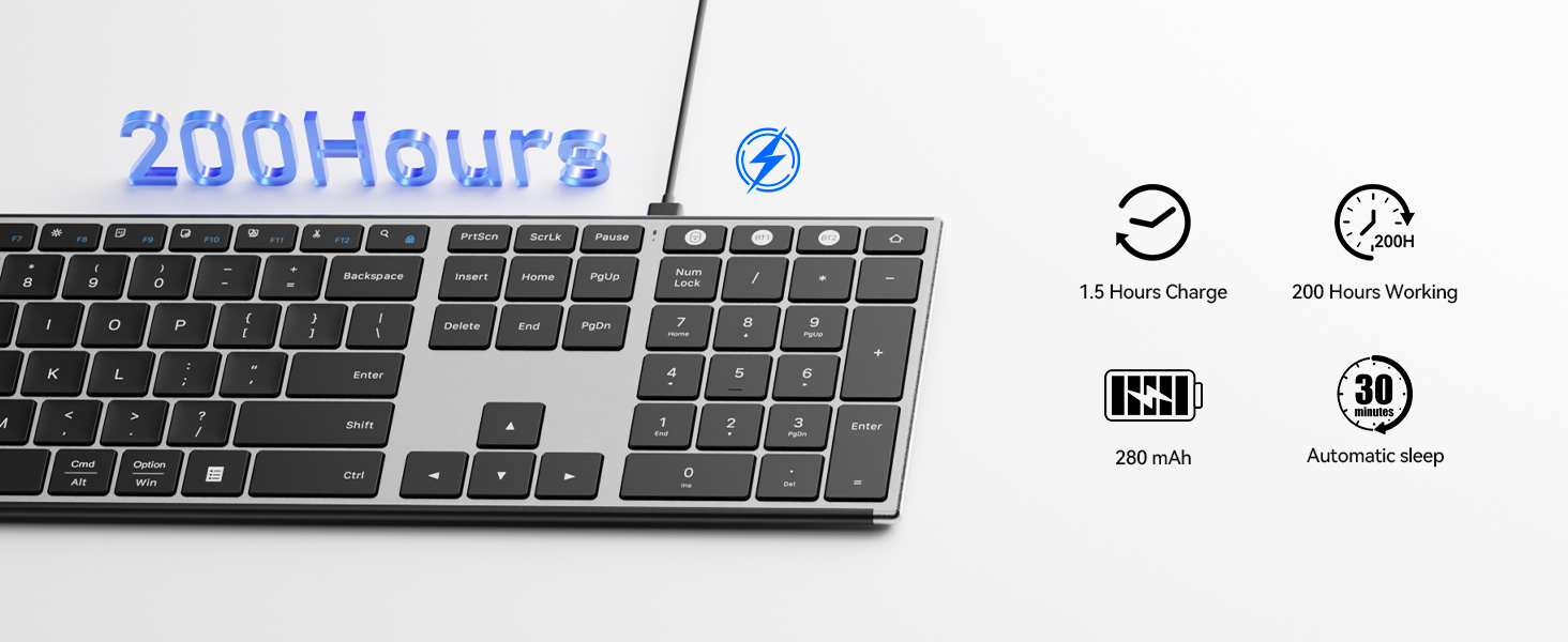 Rechargeable keyboard