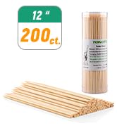 bamboo skewers for BBQ grilling