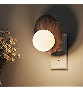 L LOHAS LED Night Light,Night Lights Plug into Wall,Dusk to Dawn Sensor,3000K Soft White,Brightne...