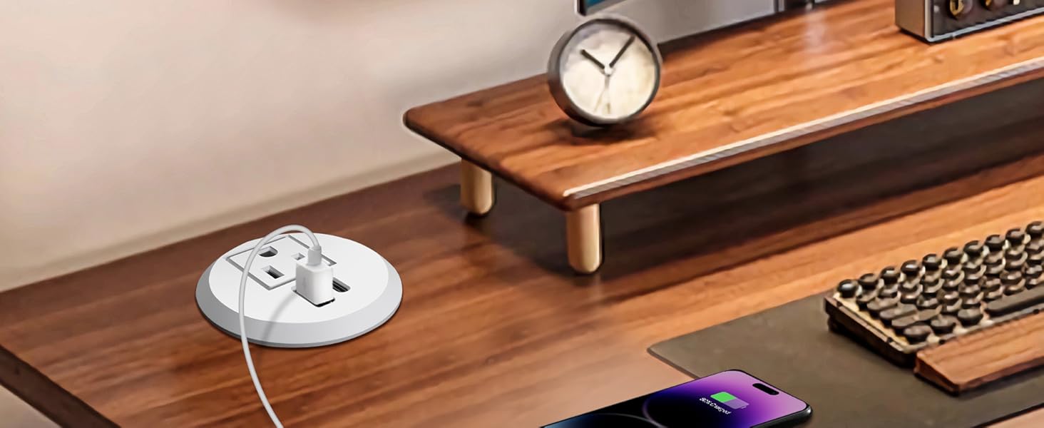 2inch power grommet usb c
