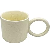 PEYZCNOK Ceramic Coffee Mug | 12 oz Novelty Coffee Mugs Beige | Gift for Women Her Mom Wife Girlf...