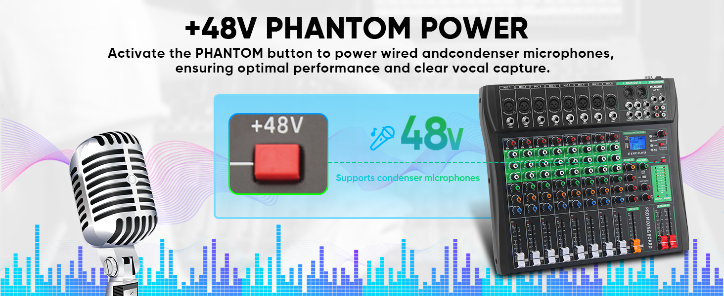 +48V PHANTOM POWER