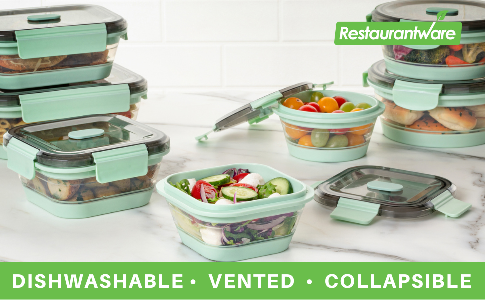 To reheat the food before serving, these food containers are microwavable.