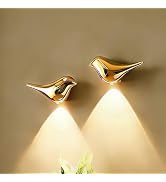 OLISHALIGHT Motion Sensor Wall Light: 1200mAh Rechargeable Wall Sconce Set of 2 Magnetic Stair Li...