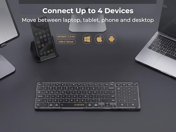 AF01 foldable keyboard