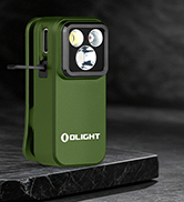 OLIGHT Oclip Pro EDC Flashlight Clip-on Light, Rechargeable 500 Lumens with Three Lighting Soluti...