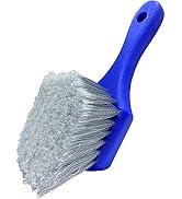 LUCKLYJONE Wheel & Tire Brush for Car Rim, Soft Bristle Car Wash Brush, Cleans Tires & Releases D...