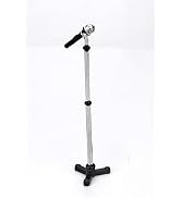 Black Decoration Accessories, 1:12 Miniature Scene Model Microphone with Stand, Decortion, Furnit...