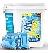 BEBOBLY RV Toilet Treatment Drop Ins, Extra Strength Septic Tank Treatment & Cleaner, Waste Break...