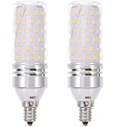 Mikikit 2pcs Led Light Bulbs Warm Replacement for Light Bulb Socket Base for Bedroom