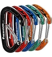 FresKaro 5pcs Nano Carabiner Clips, 8kN 1798lbs, Small Sturdy, Reliable Time-Tested Strong Spring...