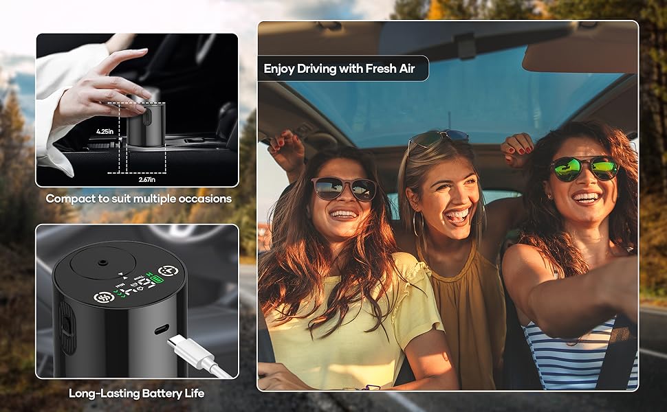 rechargeable diffuser,car scent diffuser,