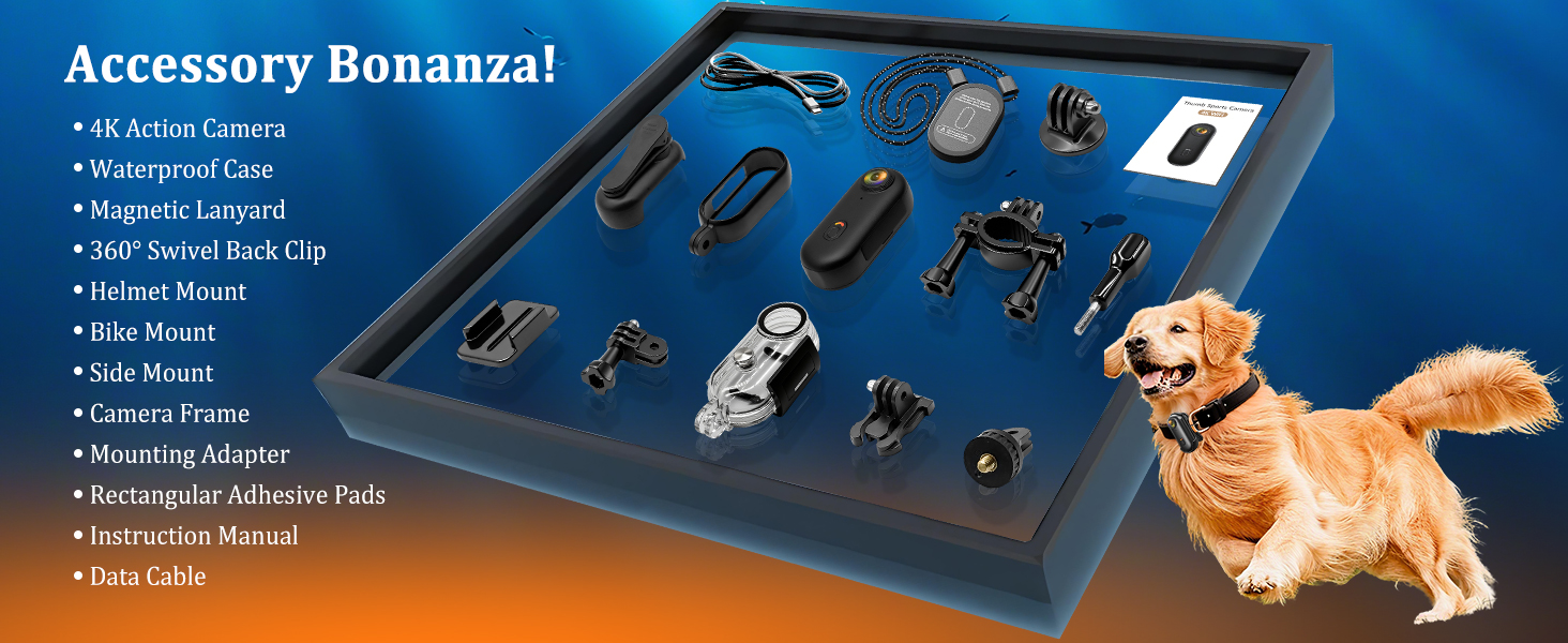Wearable Body Camera 4K,Action Camera WiFi,Action Cameras,POV Camera 4K,Small Video Camera