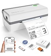 Rongta Bluetooth Thermal Shipping Label Printer, Wireless 4x6 Label Sticker Printer for Shipping ...