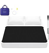 EOHELGRO Grounding Mat for Bed, Grounding Mattress Cover for Improving Sleep, Earth Mat Carbon Le...