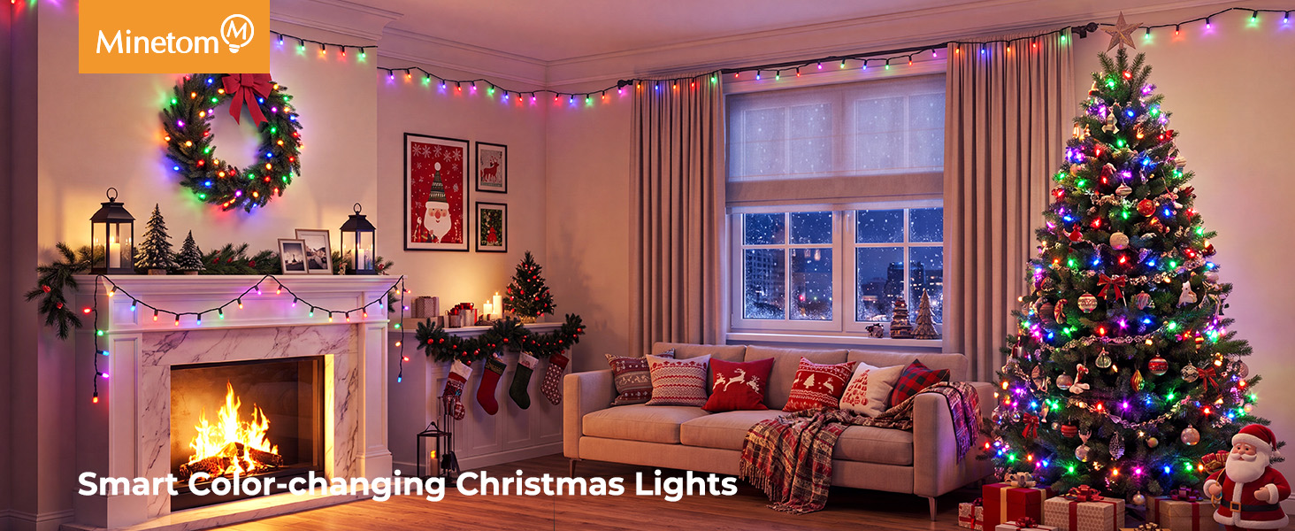 LED Color Changing RGB Christmas Lights
