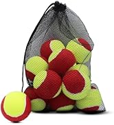 Magicorange Tennis Balls, 20 Pack Low Compression Stage Tennis Ball for Beginners Youth Kids Trai...