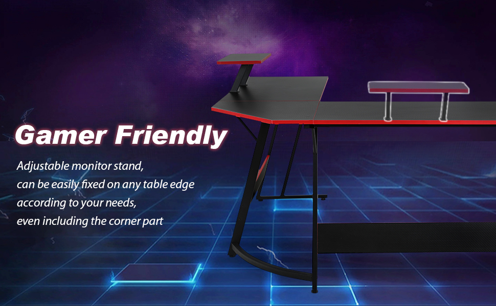 L Shaped Desk Corner Gaming Desk