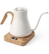 Epeios Electric Kettle, Gooseneck Electric Kettle with ±1°F Temperature Control, 1200W Rapid Heat...